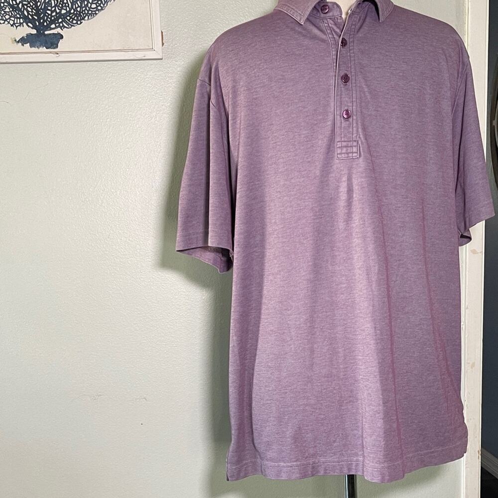 Travis Mathew Lavender Polo Shirt